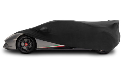 Indoor cover on a Lamborghini Huracan