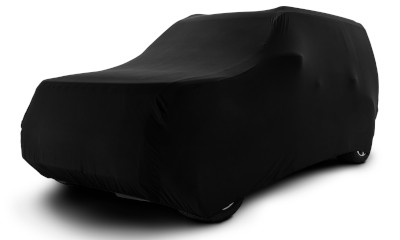Indoor cover on a Land Rover