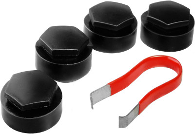 Set of black nut caps (T17)