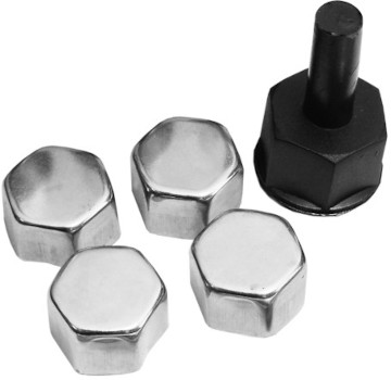 Trilock stainless steel nut cap and puller set