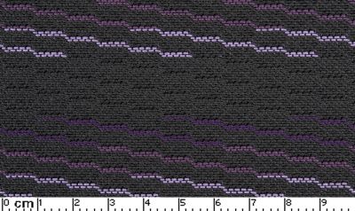 BMW 15092 M Tech, Purple - E30 M-Technic Anthracite Purple Flatwoven with Stripe Pattern