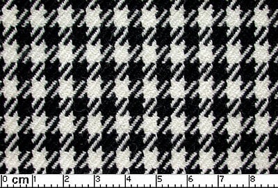 PORS18065 Pepita - 356/911 T,E,S Black/White Flatwoven Pied De Poule Squares