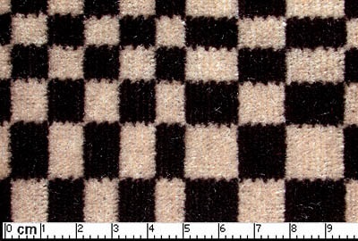 PORS28068 Pascha 4FH - Black/Crème Velvet with Cubes
