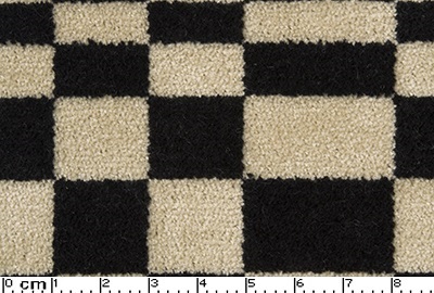 PORS28090 Pascha - Black/Beige Velvet with Cubes